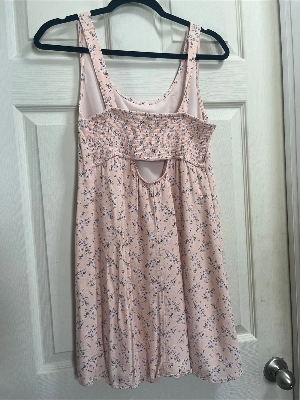 American Eagle Outfitters Light Pink Floral Chemise